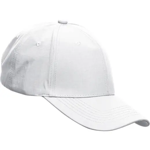 6 Panel Barron Active Apex Cap White